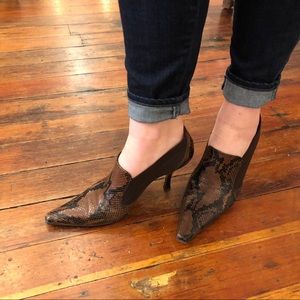 Donald J. Pliner Medea snake booties